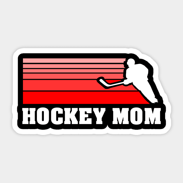 'Hockey Mom' Cool Balls Mother's Day Gift Sticker by ourwackyhome